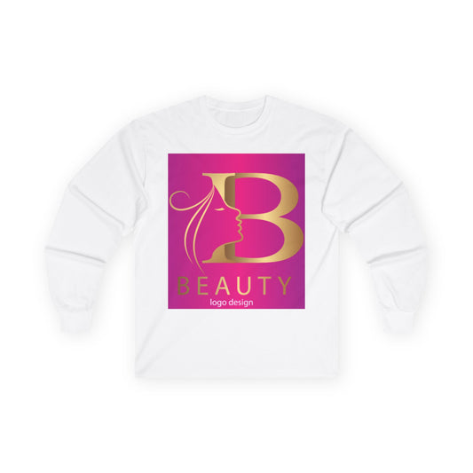 Beauty Logo Unisex Long Sleeve Tee - Stylish, Comfortable Cotton Top for Fashion Lovers